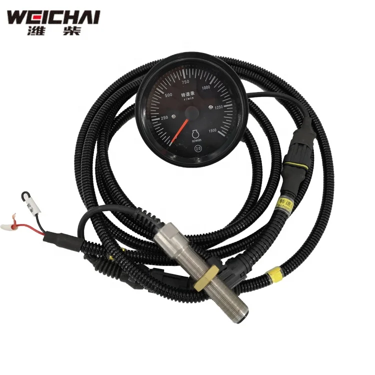 Weichai 160 Diesel Engine spare part electronic tachometer, electronic Speed Indicator 616007010102 HT1500-45/2
