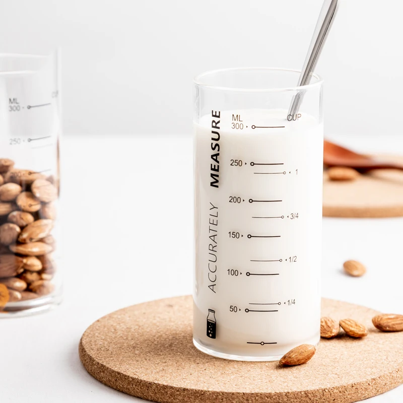 
Wholesale Customized 2019 New PERSONALISED Logo Stemless Glass Tumblers graduated glass milk cup Welcome OEM Accept Logo 