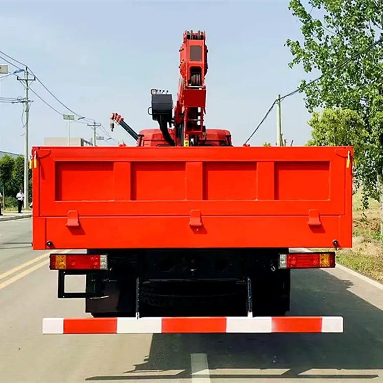 SHACMAN 6x4 Truck mounted crane 12 tons 4 section boom crane various tonnage crane customization