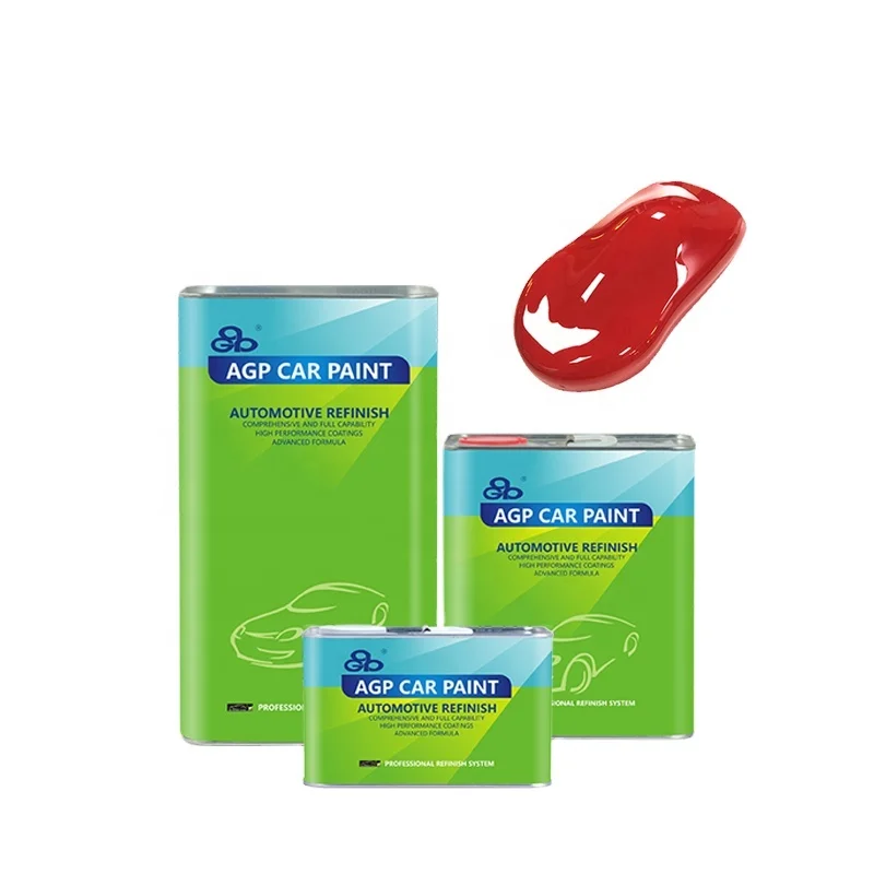 China Car Paint Supplier Liquid Car Painting Clearcoat 2K With High Gloss Automotive Refinish Paint