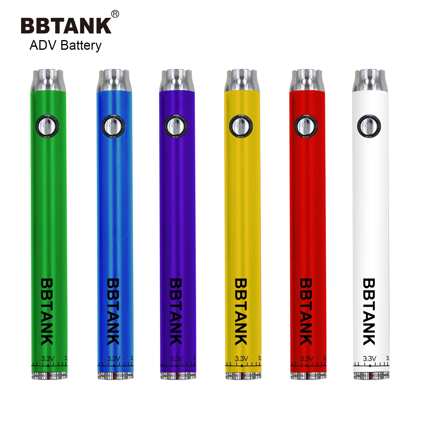 
New Products 510 Thread Slim Cbd Oil Preheating Vape Pen Battery 