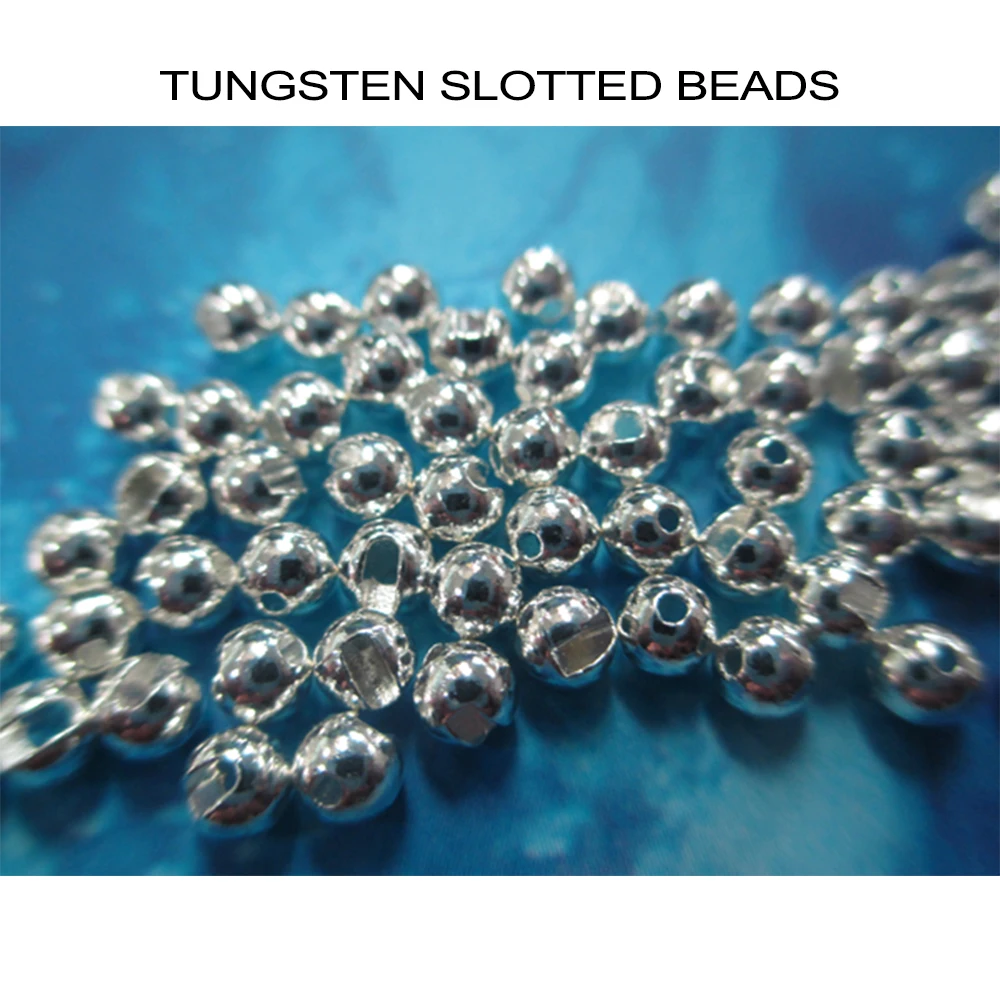 Щелевые tungsten Бисер для ловли рыбы Нимфа голова сухая мухи BTI-08A-014(B13)