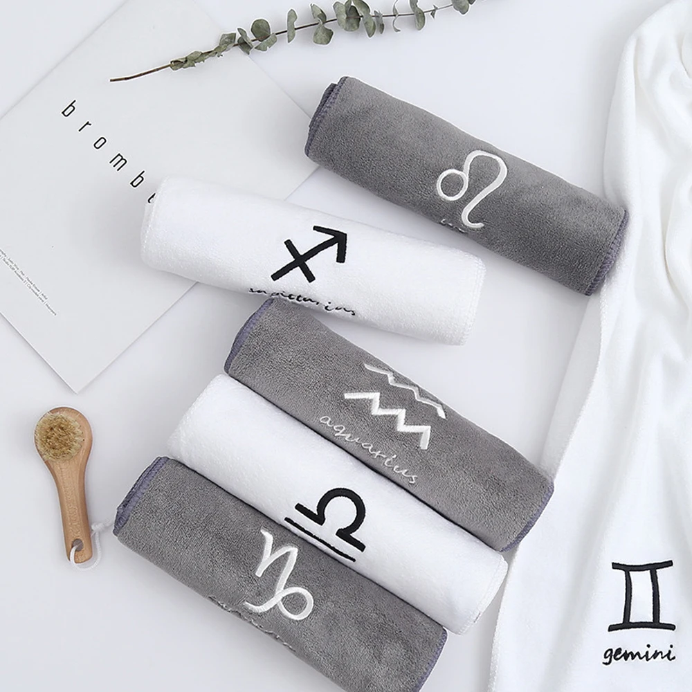 terry sublimation white custom size microfiber sport towel gym