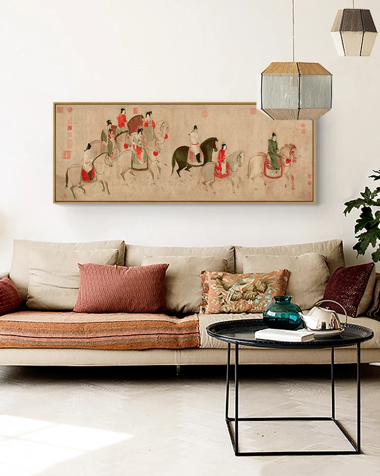 traditional Chinese painting masterpiece reproduction canvas prints art Zhu Da masterpiece Fish home decor picture posters