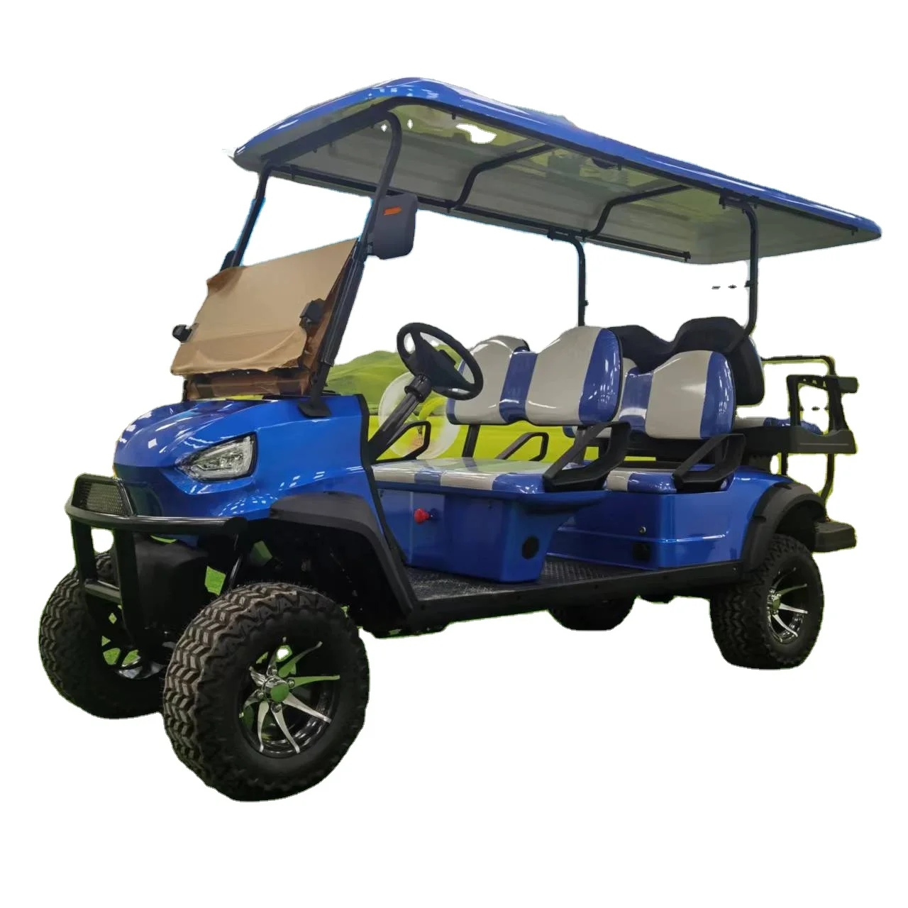 New Design  Six Seats Multi-usage Golf buggy For Sightseeing Resort Airport Campus