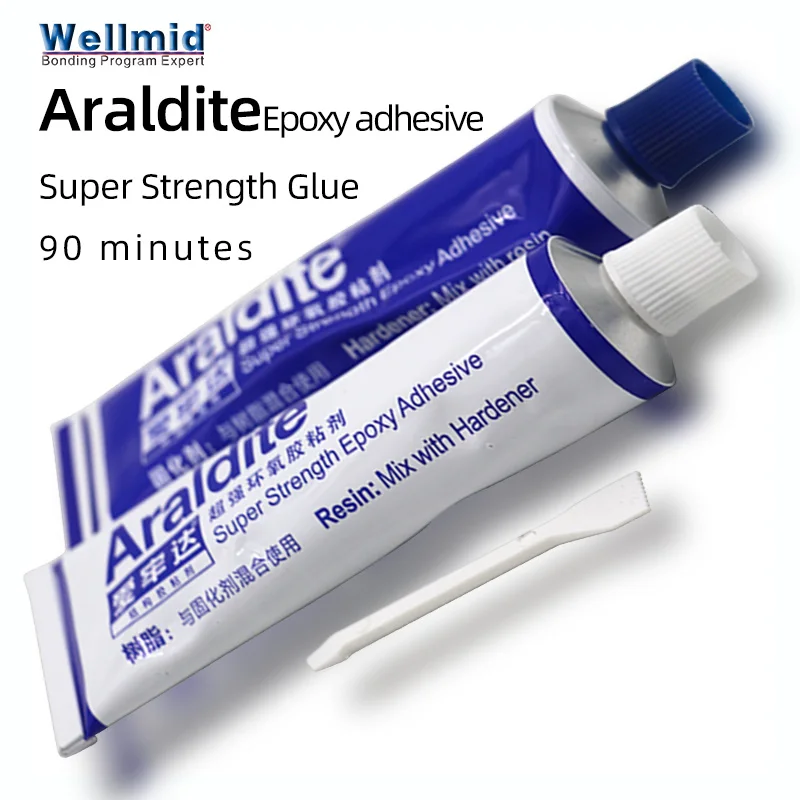  Araldite Стандартный эпоксидный клей супер 2 части с смолы и отвердитель 90 г класс прочности для всех материалов мин медленное