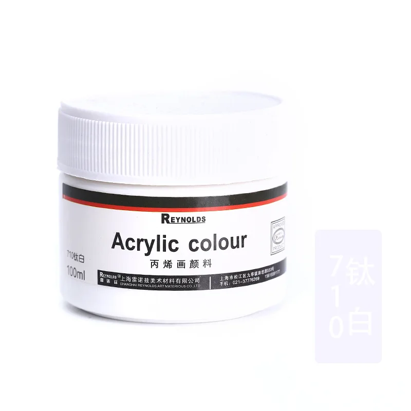 Reynolds Acrylic Pigment 100ml Wall Painting Hand Painted Diy Silver Gold Textile Waterproof