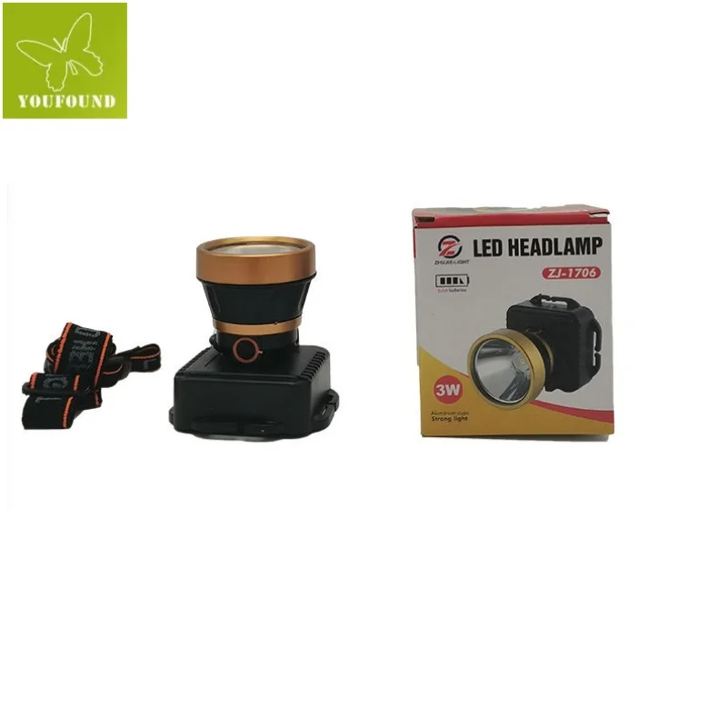Китай Высокое качество перезаряжаемый светодиодный USB зарядка Водонепроницаемый налобный фонарь 500lm высокой мощности яркий