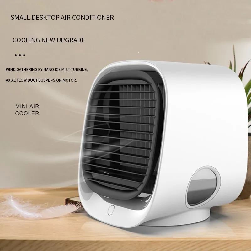 Portable Mini Air Conditioner Fan with Water Mini Air Cooler Fan Humidifier
