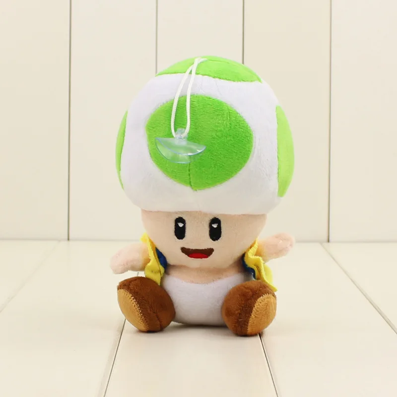 Wholesale 4-inch Super Mario Bros plush mushroom Toad plush toy grab doll for kids gift