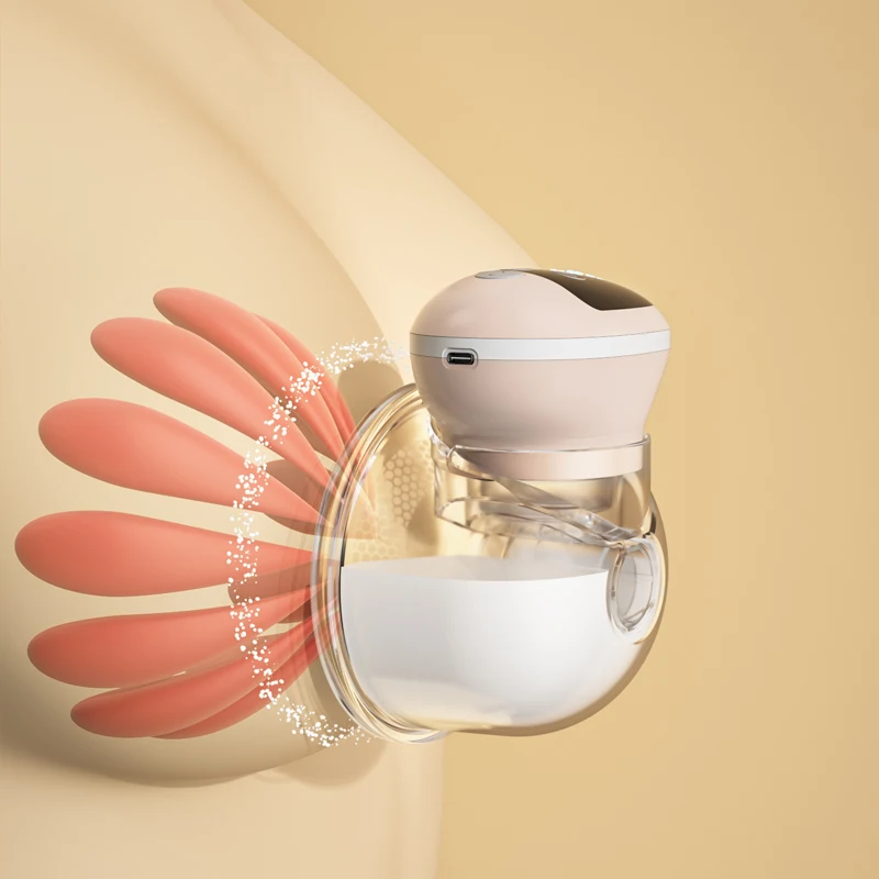 Touch Panel Wireless and Wholesale Electric Wearable OEM Breast Pump With LED Display Screen