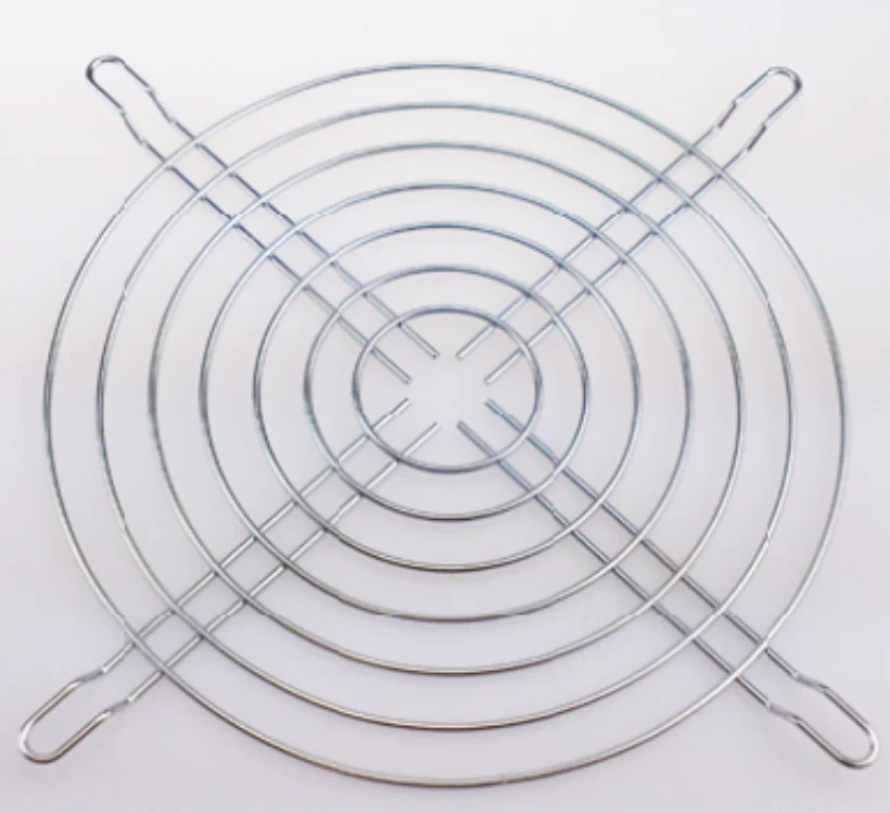 LY-1802 18 см двойная линия изгиб сетки 7 кольца из нержавеющей стали сетка крышка вентилятора круглый Защитная защита железа