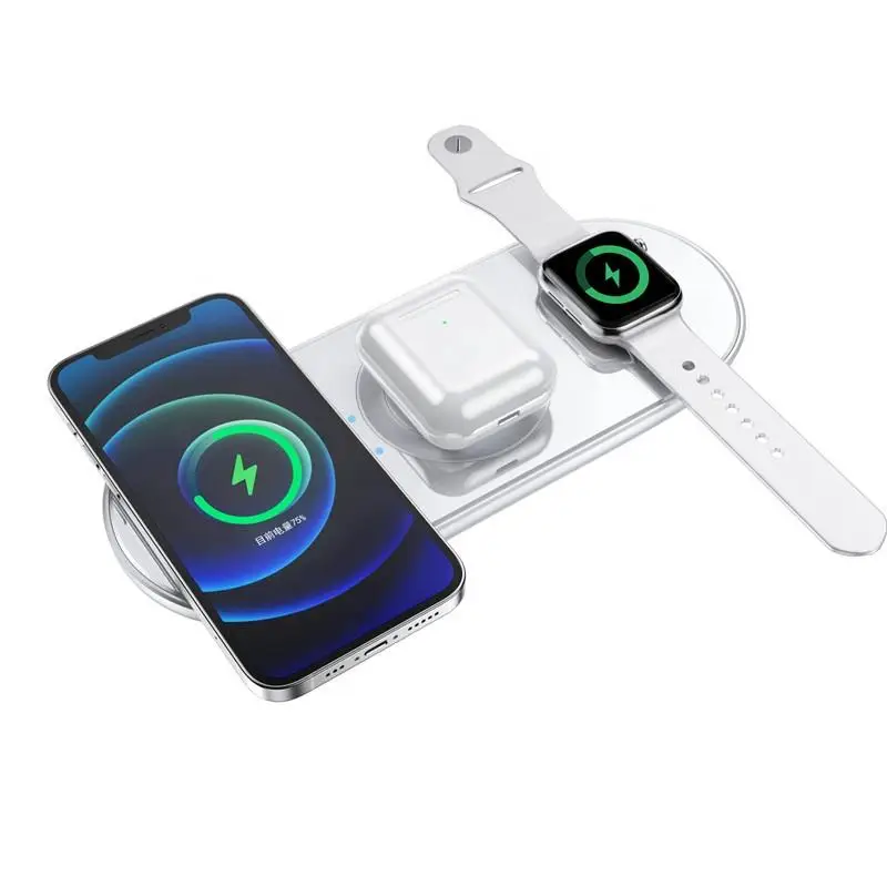 Smart 3-in-1 Stand Wireless Charger for iPhone, AirPods and Apple Watch Series 2021 gadgets
