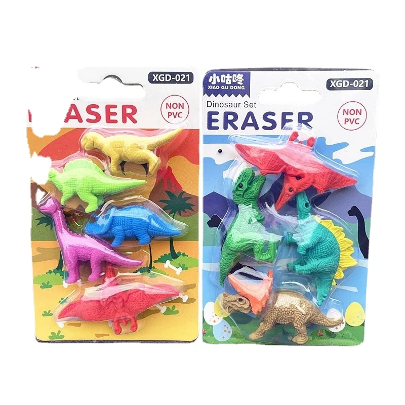 (Wholesale) Anime dinosaur children fancy eraser for gift