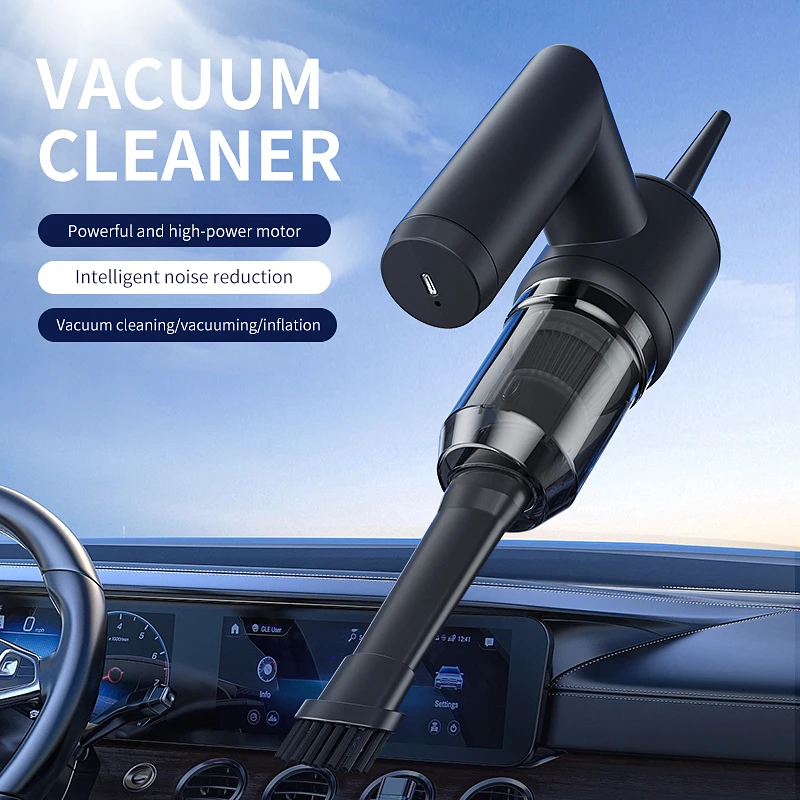 Factory New Arrival Cheap Price Portable Car Vacuum Cleaner 5000PA USB Rechargeable Mini Handheld Wireless Vacuum Cleaner