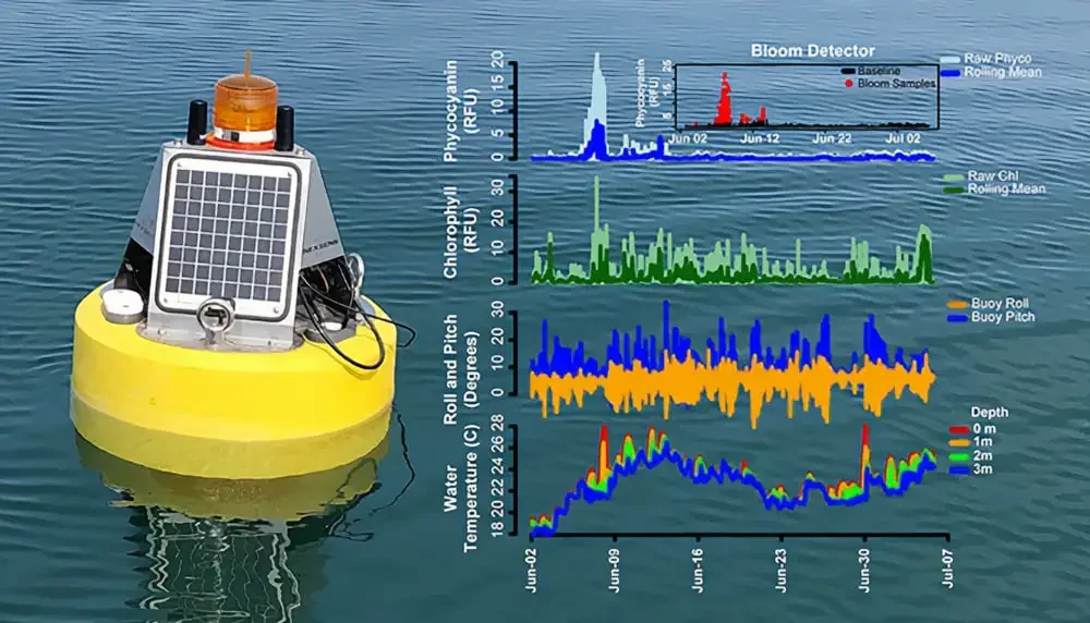 Manufacturer Coastal Offshore Buoy Monitoring Steel Water Monitoring Buoy Systems with Solar Panel