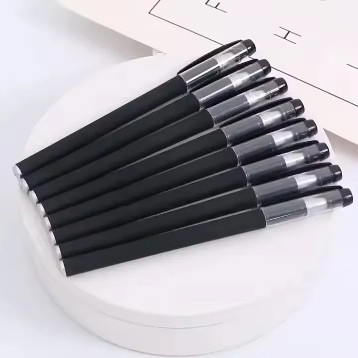 Wholesale Custom Gel Pen Bullet Carbon gel pen 0.5mm Signing Ball Point Pen For Office Business stationery
