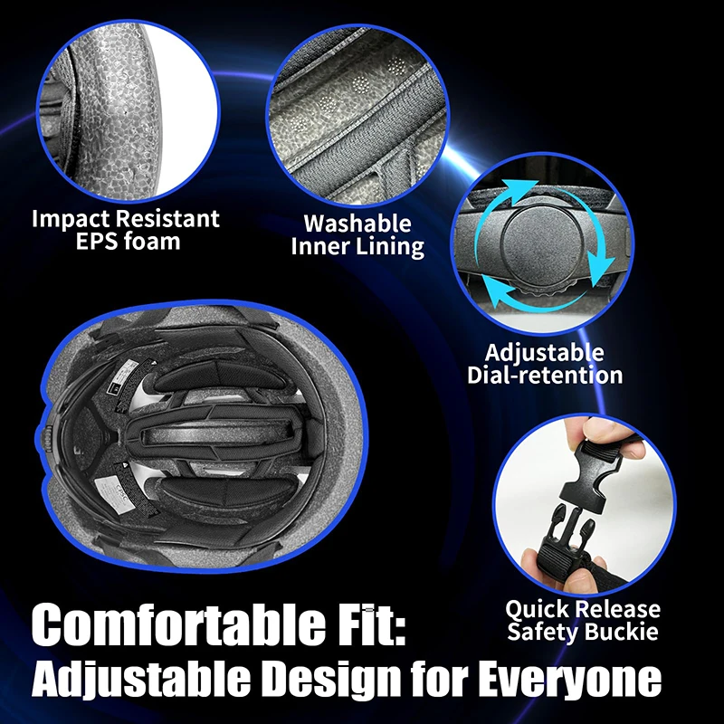 Smart APP Bluetooth LED Display Helmet Sports Mountain Motorcycle Outdoor Riding Bike LED Helmet Light