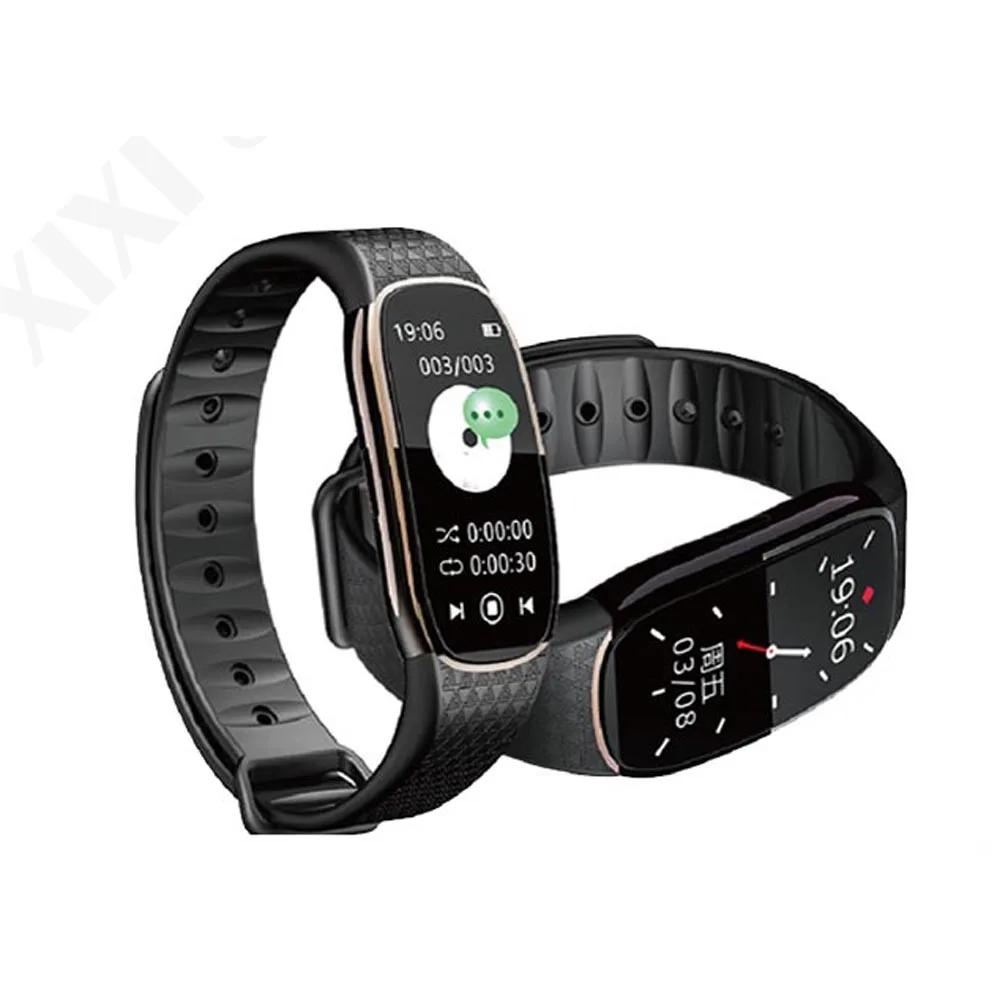 Voice Activate Digital Voice Recorder Watch Music Player Pedometer Smart Wristband Stealth Dictaphone PQ149