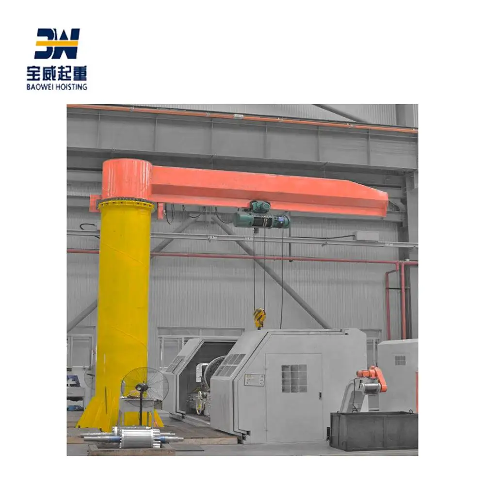 2 ton Popular Cantilever Swing Arm Jib Crane Supporting with Pneumatic mechanism