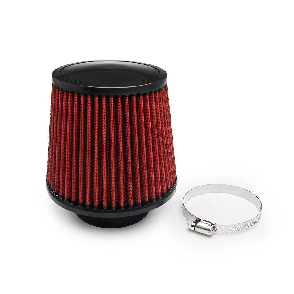 Hot selling filter automobile refitting general 76mm 100mm purifier filter screen mushroom head air filter element