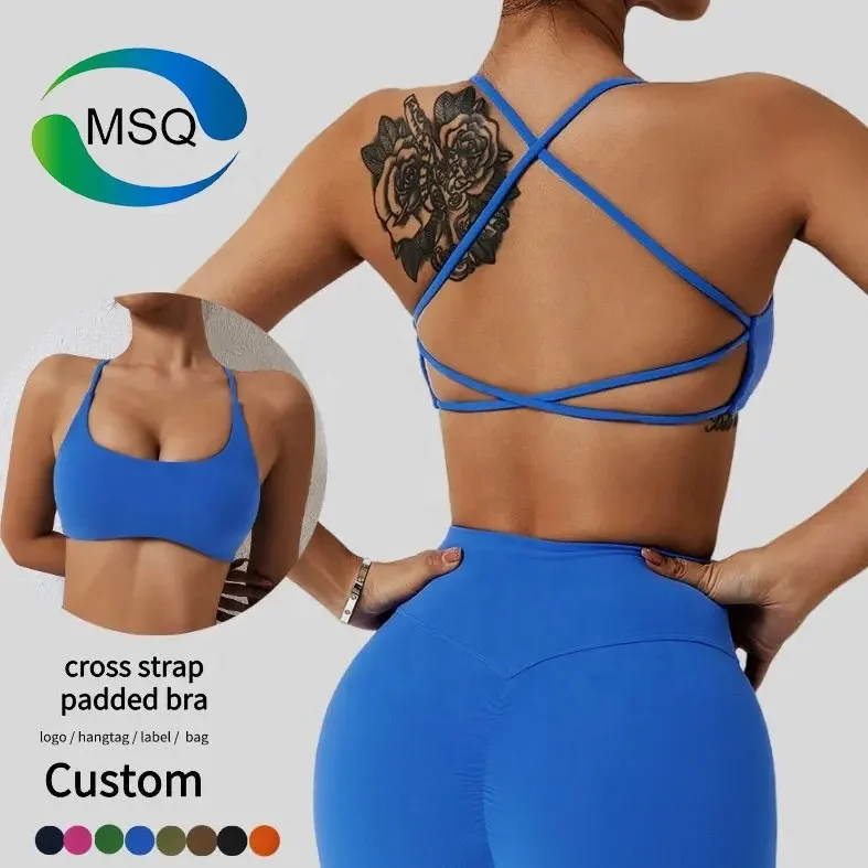 2023 Custom Logo Yoga Outfit Training Wear Active 2 Piece Sets Push Up Sports Bra Shorts Leggings Women Sexy Gym Fitness Sets