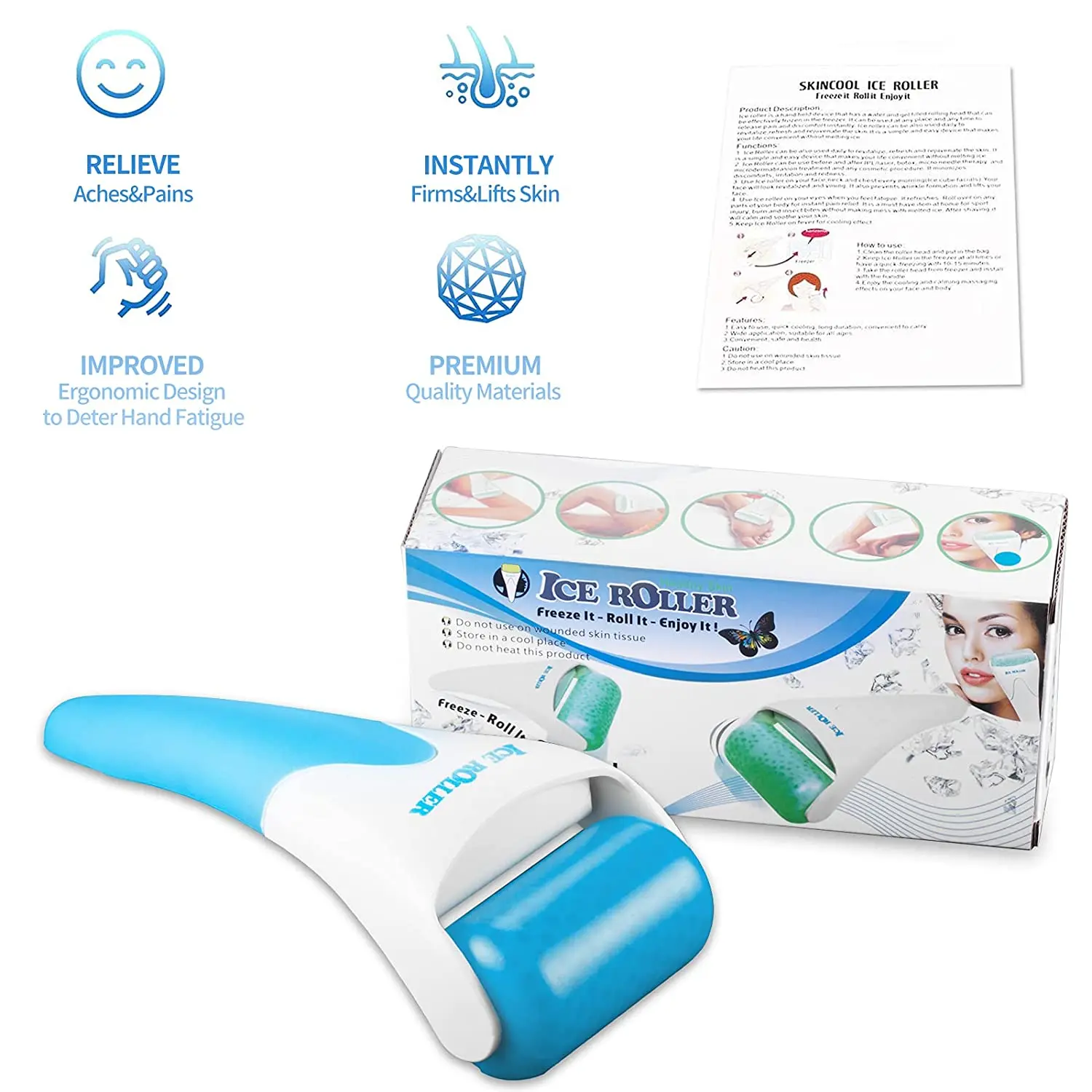 face roller ice Speed up blood circulation, and shrink skin pores, eliminate skin problems trending products 2022 new arrivals