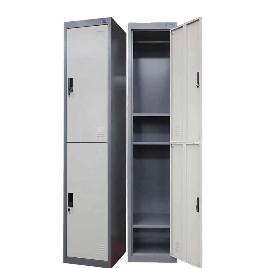 Hot Sale Steel 2 Doors Armoire Wardrobe Locker