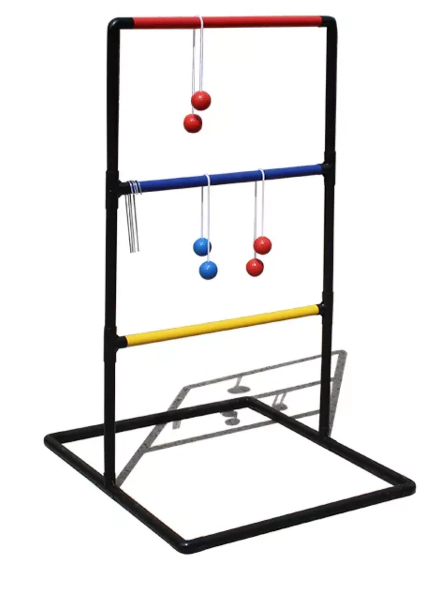 Plastic Premium Outdoor Lawn Game Set Ladder Toss Set With Travel Carrying Case