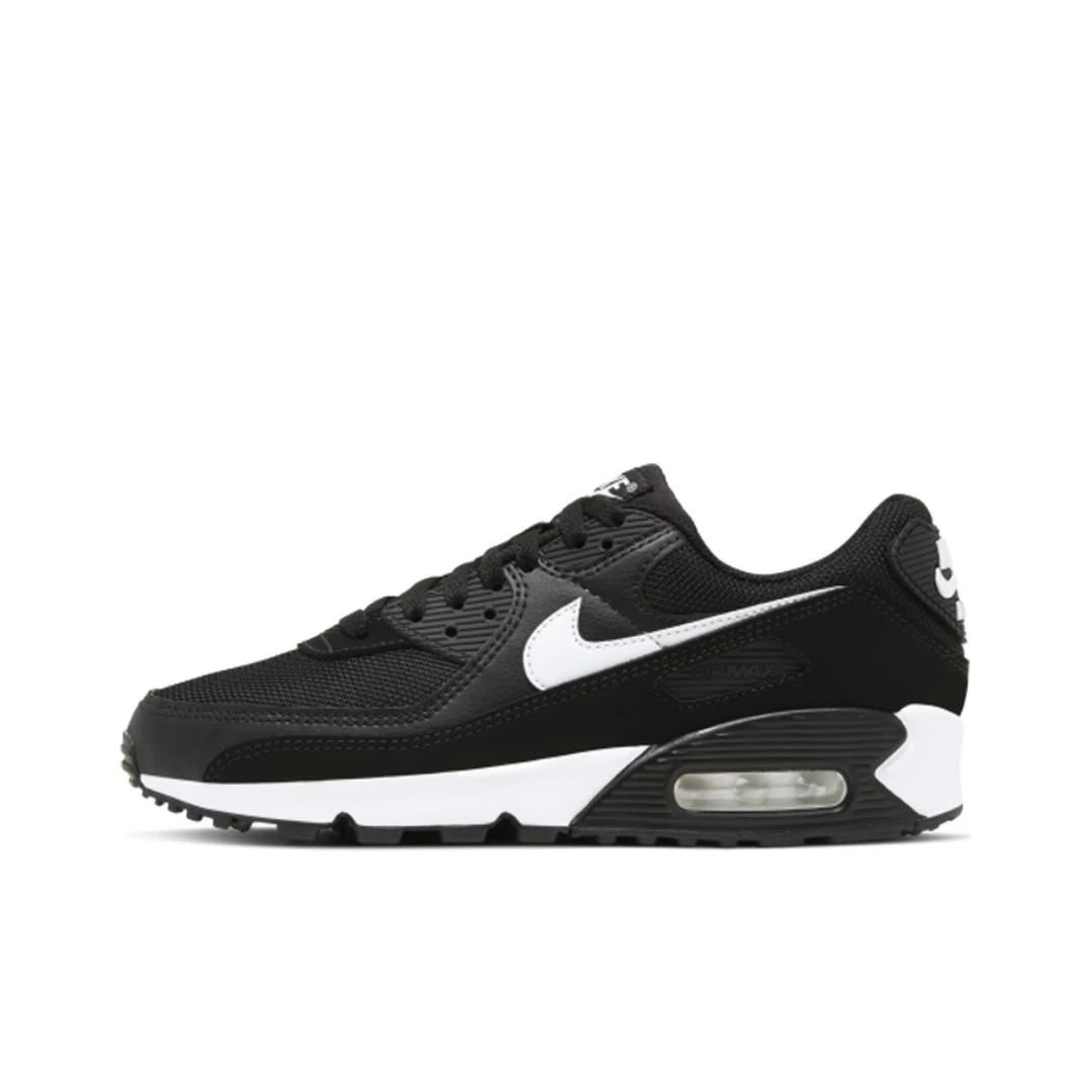 Оригинальная брендовая популярная обувь Nike Air Max 90 из кожи с воздушной подушкой спортивная баскетбольная для бега в стиле