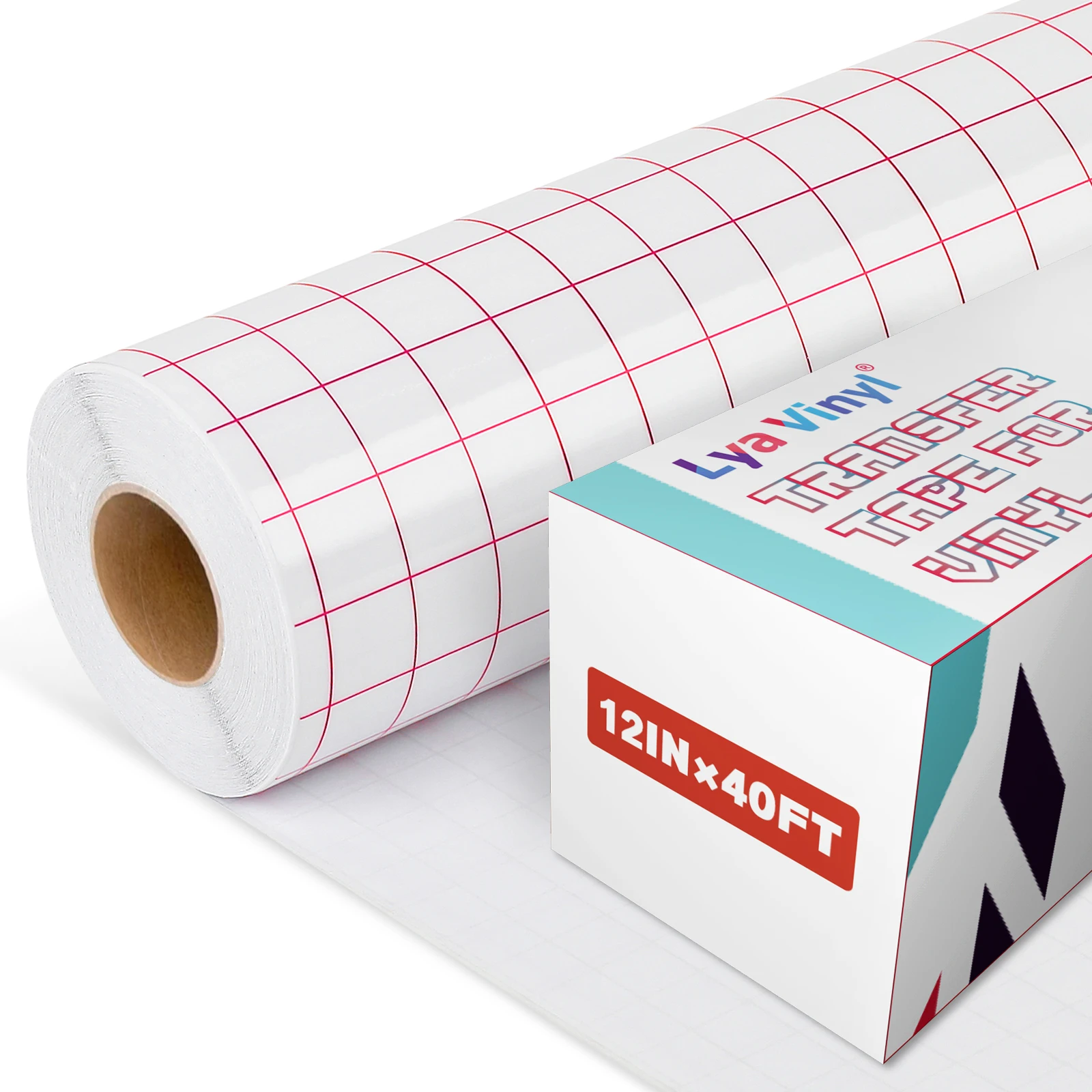 China Manufacturer LYA Removable Clear Vinyl Transfer Paper Alignment Grid Application Tape Roll For Vinyl Stickers