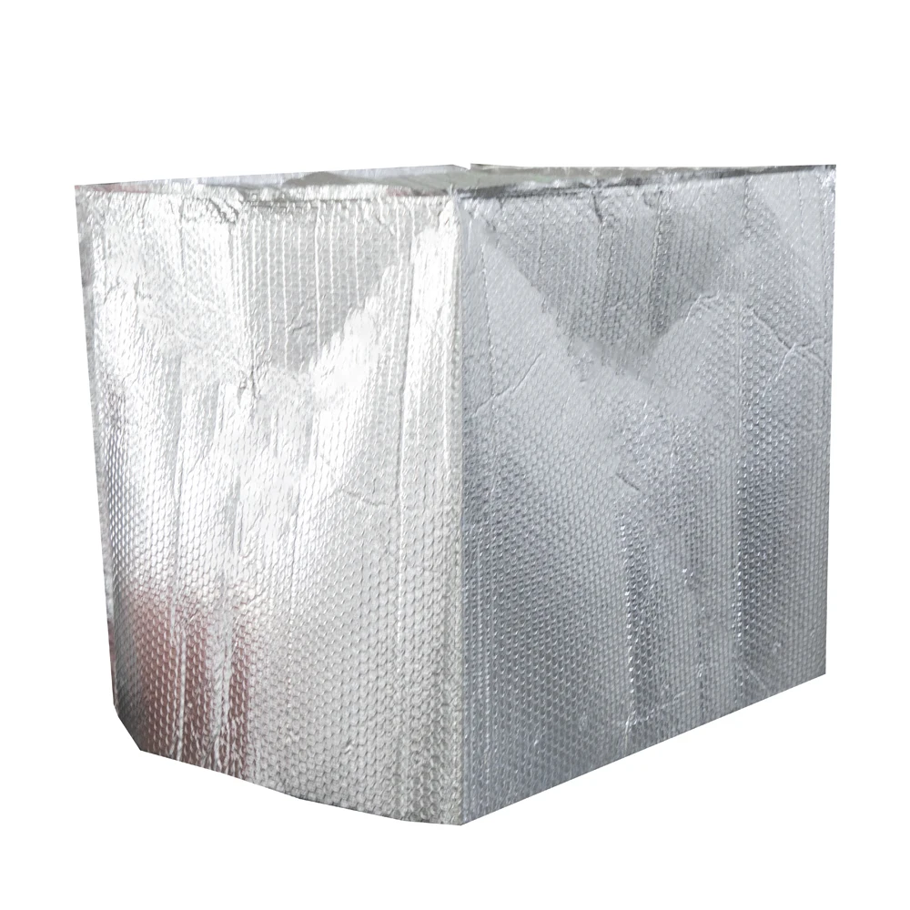 Double Side Foil Thermal Insulated Pallet Covers Five Side Aluminum Foil Bubble Insulation Blankets