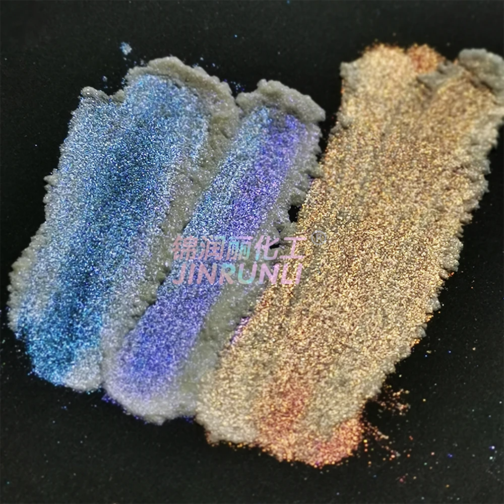 cosmetic pigment diamond blue eyeshadow shimmer effect pearl pigment