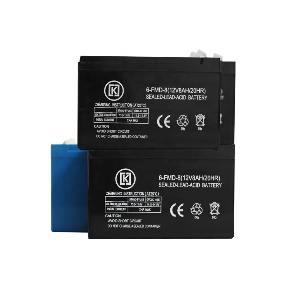 Cheap Price Safe Durable Rechargeable UPS Battery AGM 12V 8AH Deep Cycle Lead Acid Batteries