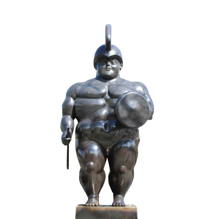 Antique Life Size Fernando Botero Bronze Statue Decoration Horse Sculpture