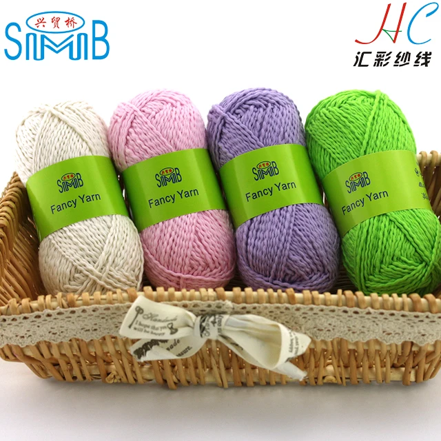 Shanghai SMB 100%Cotton Hand Knitting 50 Gram Ball TT Wave Yarn  For Knitting