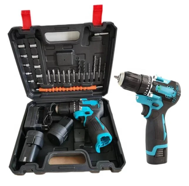 18V Drilling machines Lightweight Charging Battery Operated  Screw Gun Kit cordless Power Impact Driver Drill