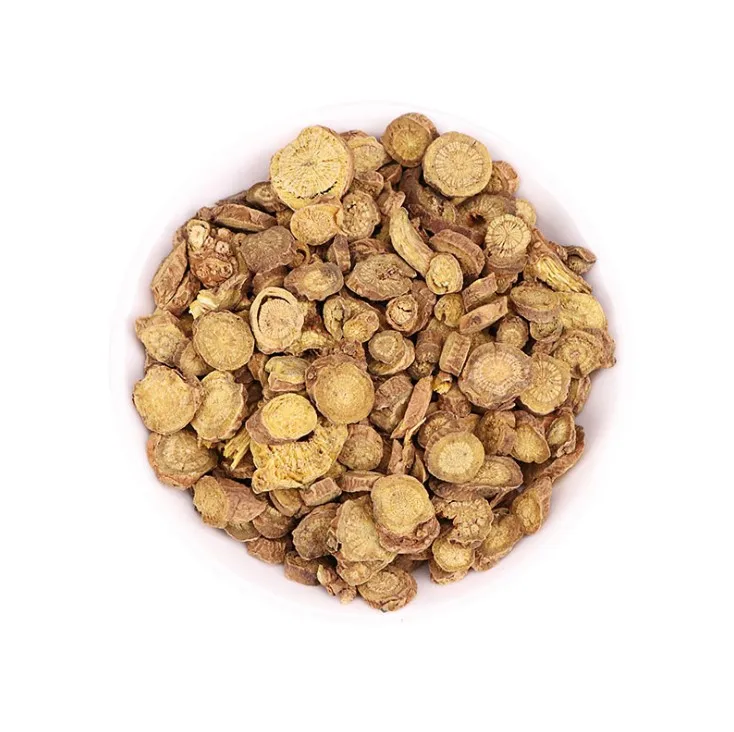 Wholesale Dried Baikal Skullcaps Root Herb Scutellaria Baicalensis Cut Slices