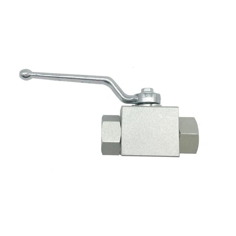 HONGGE 2 Way Straight YJZQ-J15N SS Industrial Female Thread Hydraulic High Pressure Ball Valves  1/2 Inch