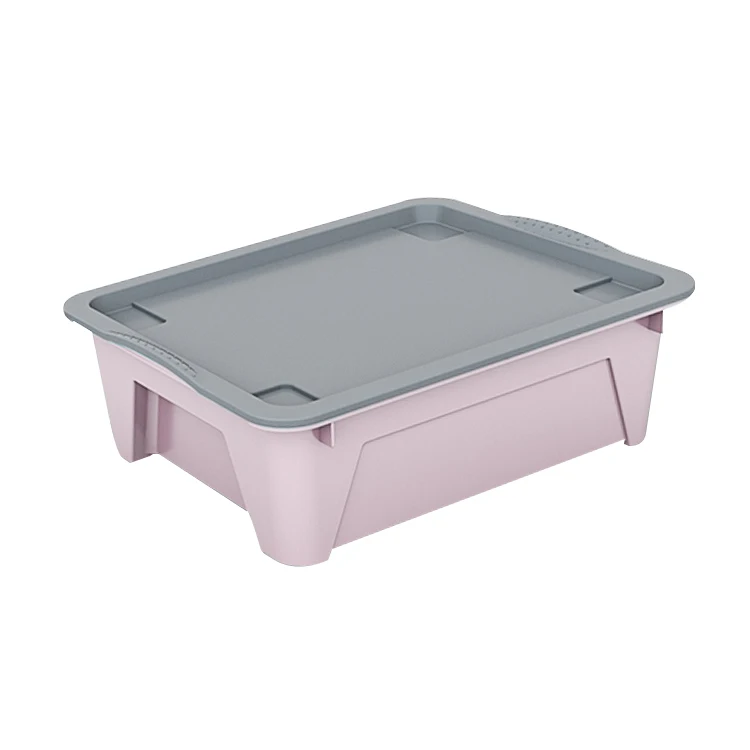 Factory Direct Baby Large Storage Sundries organizers Big Plastic colorful Box Wholesale with Lid