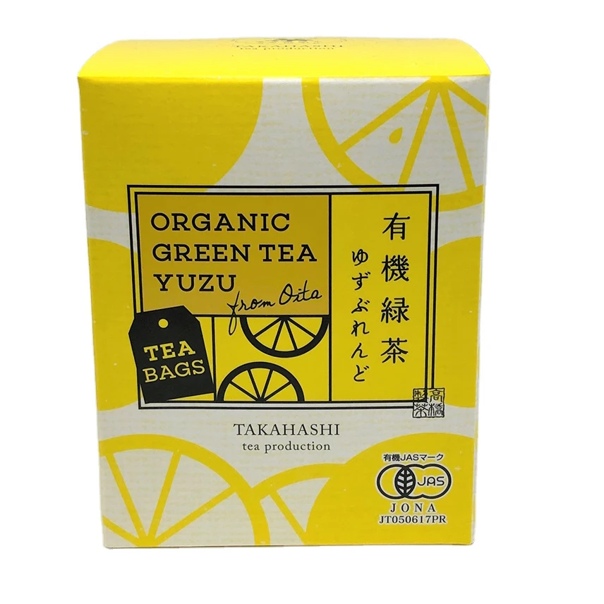 
Japanese white collar favorite yuzu citrus green tea leaves for refreshment 