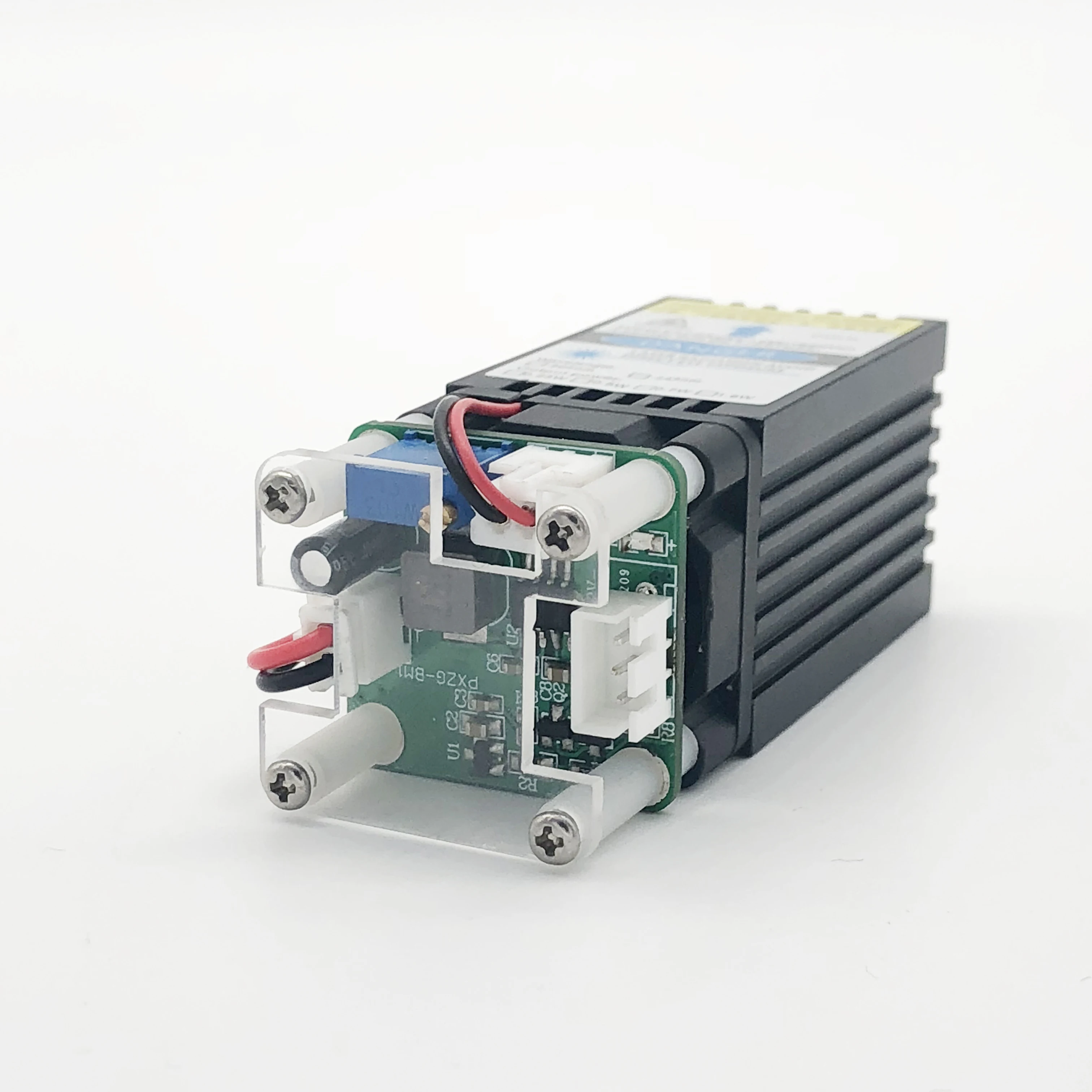  450nm 7 5 W фокусирующий регулируемый синий лазерный гравировальный модуль с