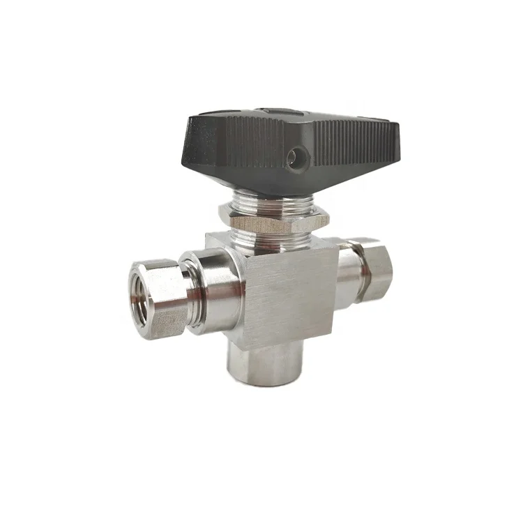 6000Psi High Pressure Cng Gas Dispenser 3-way Ball Valve
