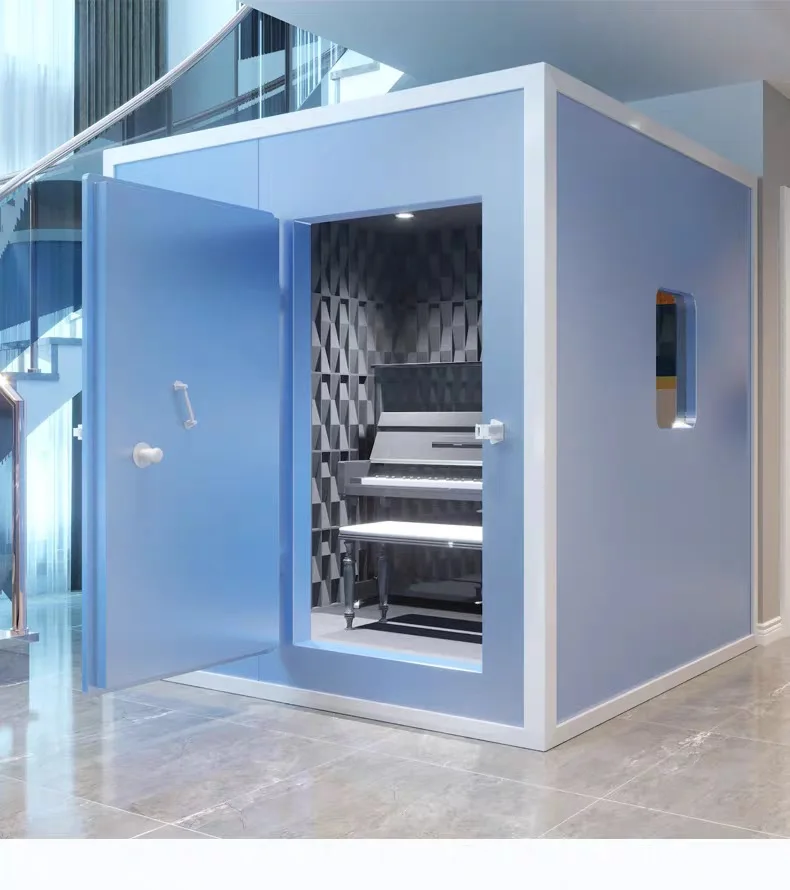 Profesional Acoustic Soundproof Room telephone booth phone pod audio recording room Workplace Office Phone Booth