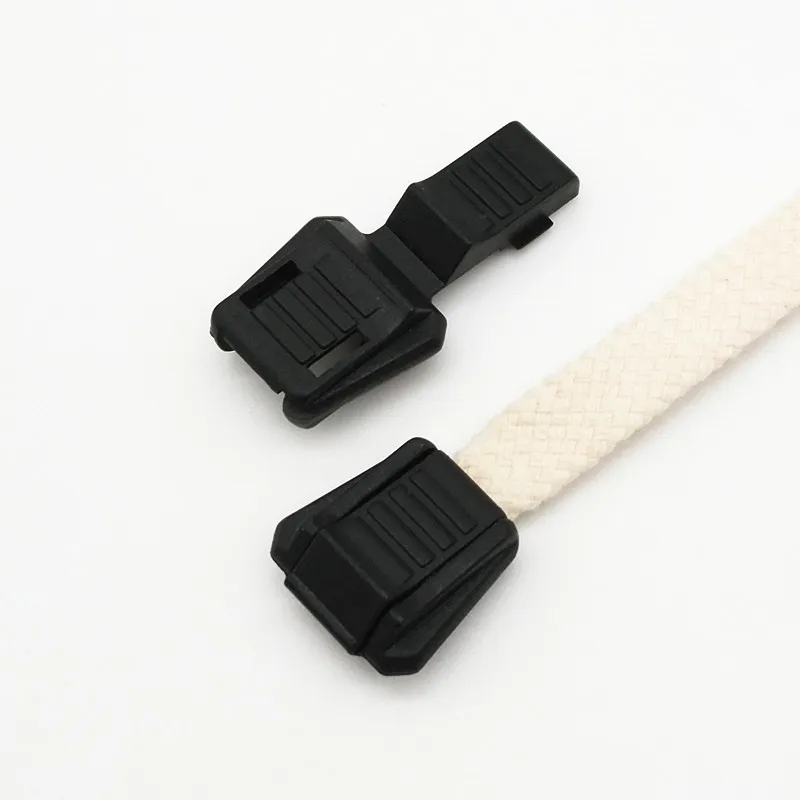 JYA129 17.5mm Plastic nylon zip cord stopper, cord end stoppers, nylon cord tip