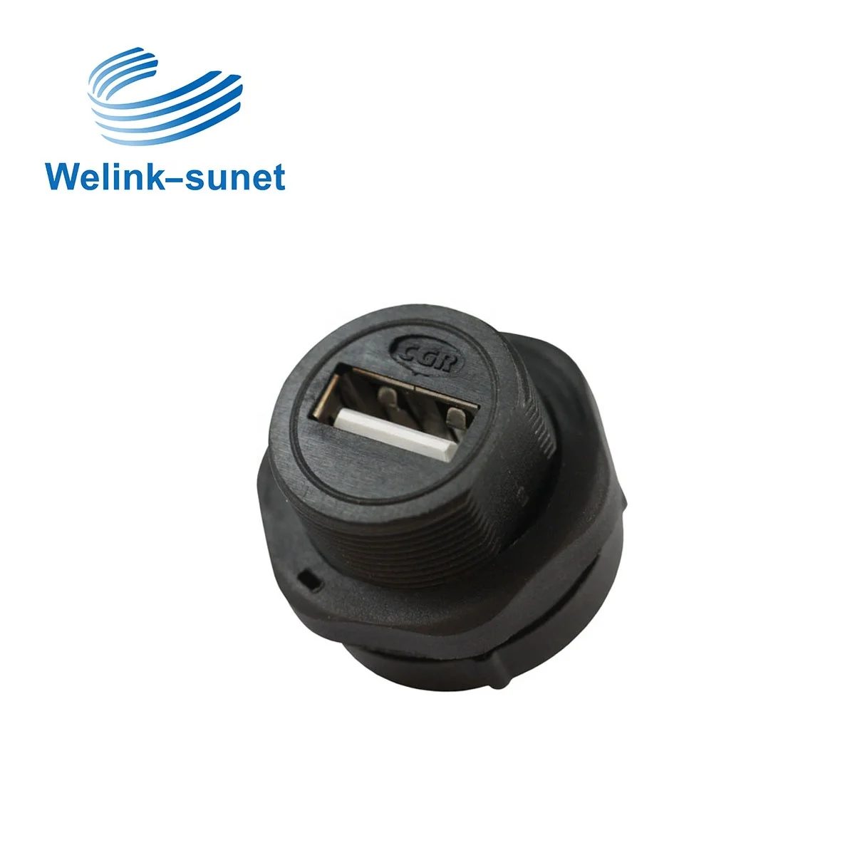 4P IP68 USB 2,0 водонепроницаемый разъем для ландшафтной лампы провода жгута