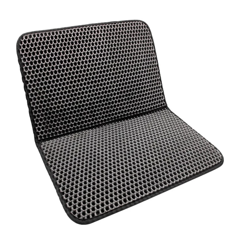 Cat Litter Mat Double Layer Waterproof Urine Proof Trapping Mat Easy to Clean Non-Slip Toilet Pad Cat Scratch Pad Large Foot Pad