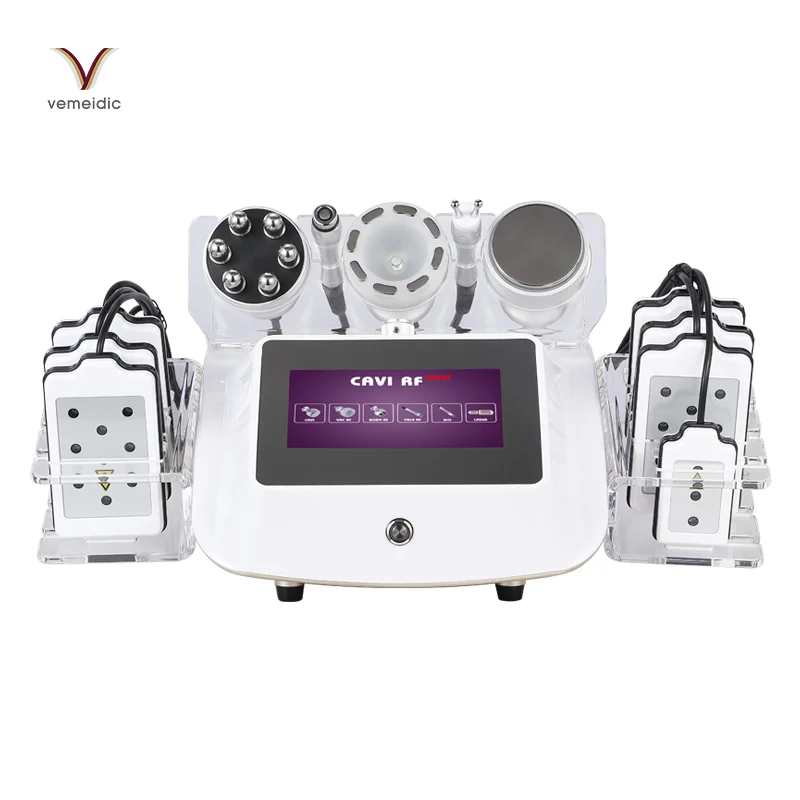 Портативная 40k кавитационная радиочастотная вакуумная кавитационная система для подтяжки кожи Lipo