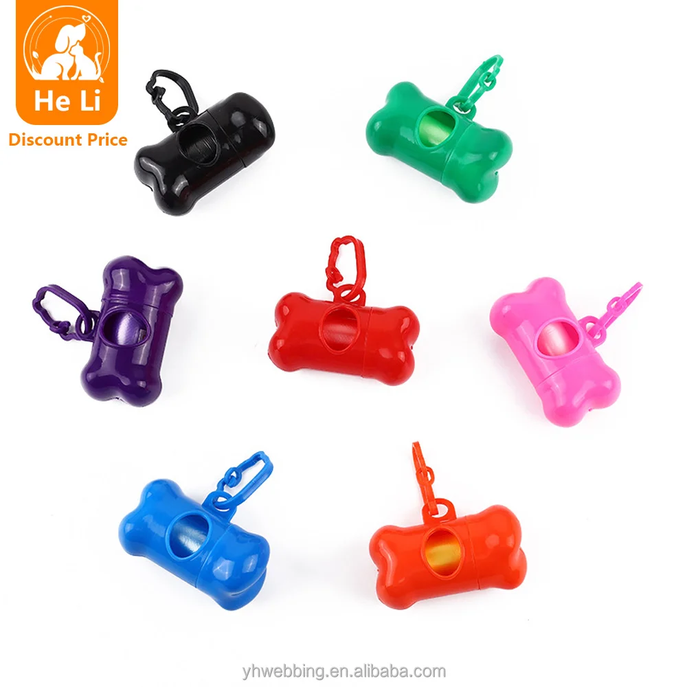 Durable Dog Poop Bag Dispenser with Upgraded Snap Hook Pet Waste Bag Holder Safe Non-Toxic PP Material Convenient and Portable