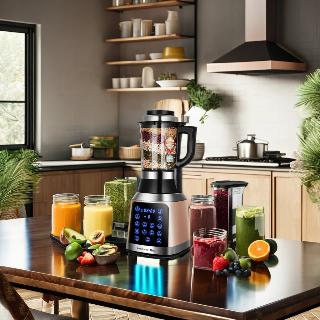 Geming 1.75L Portable Professional Electric Glass Soy Milk Maker Blender with Touchpad Smoothie Blender for Commercial kitchen